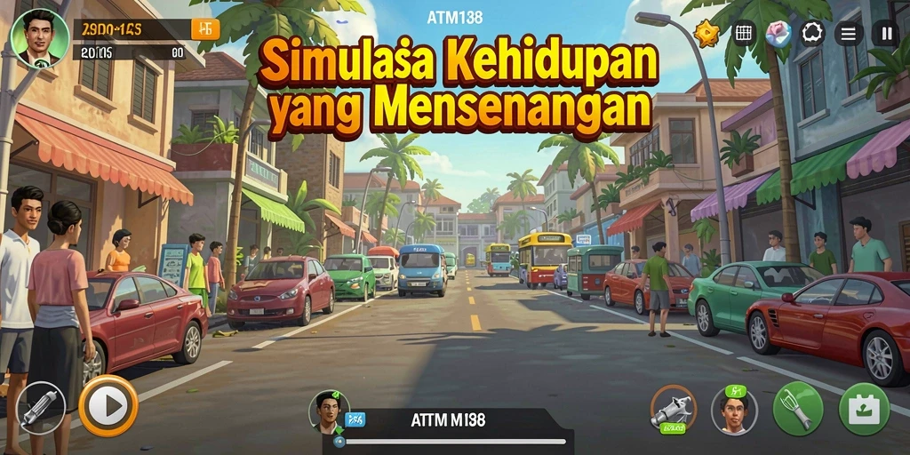 Tampilan gameplay ATM138 yang menarik dan interaktif.