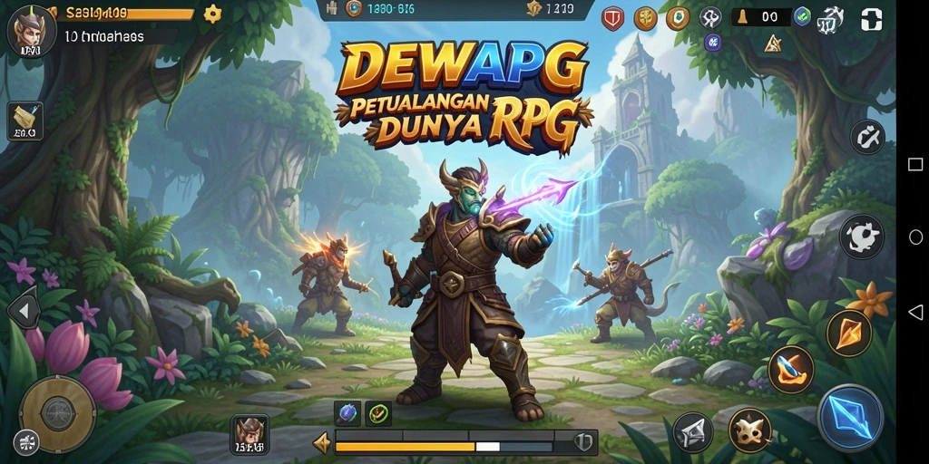 Gameplay seru DEWAPG dengan petualangan RPG epik.