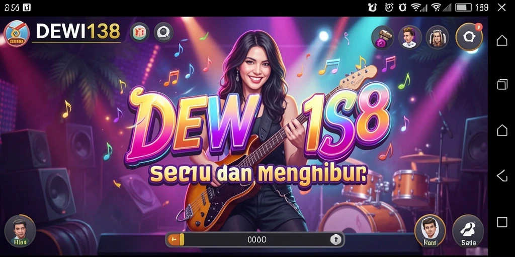 Tampilan gameplay DEWI138 yang penuh warna dan dinamis.