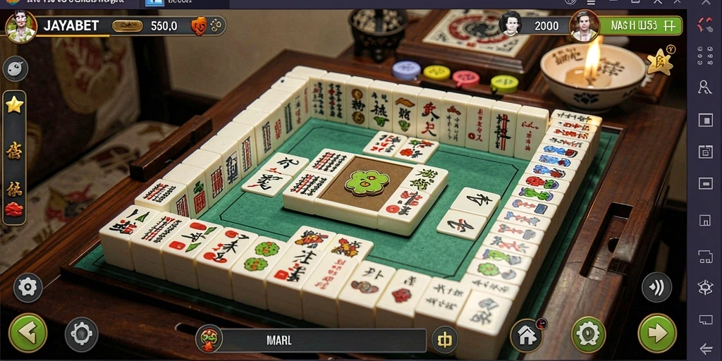 Gameplay Mahjong JAYABET yang seru dan menantang.