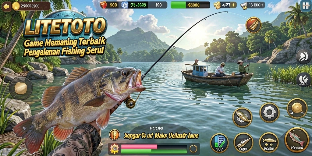 Tangkapan ikan besar dalam gameplay yang menegangkan di LITETOTO.