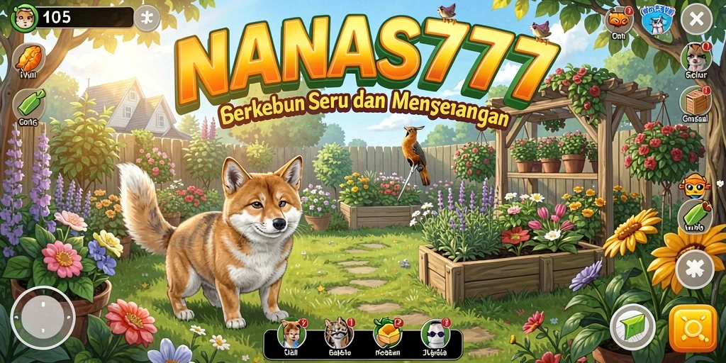 Tampilan gameplay NANAS777 yang menarik dan interaktif dalam dunia pertanian.