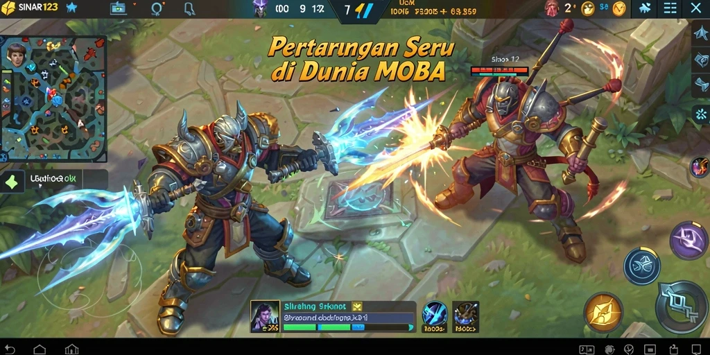 Tampilan aksi seru dalam gameplay SINAR123 yang menegangkan.